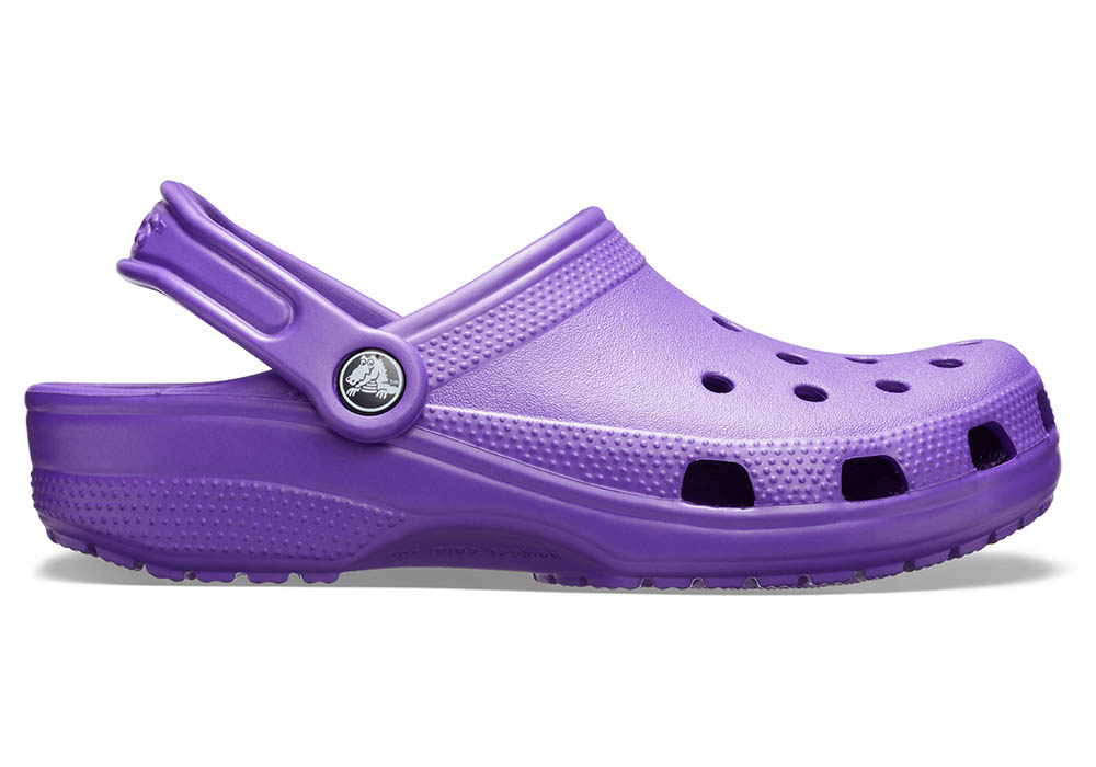 Womens Crocs Classic Clog Neon Purple