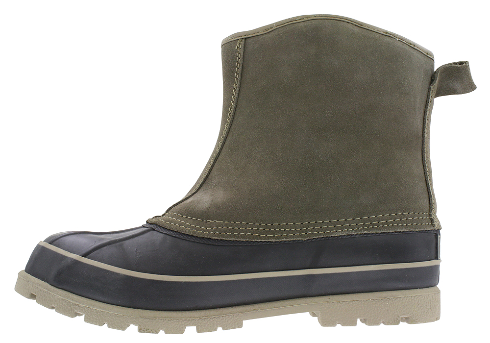 men's waterproof slip on duck shoes