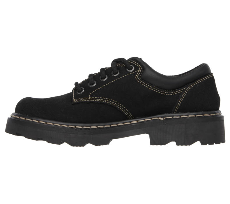 Fonkeling Verleden een vergoeding Black Womens Skechers USA Parties Oxford Shoes