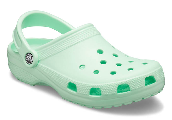 different colored crocs