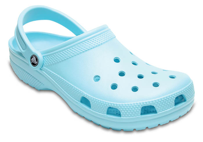 womens ice blue crocs