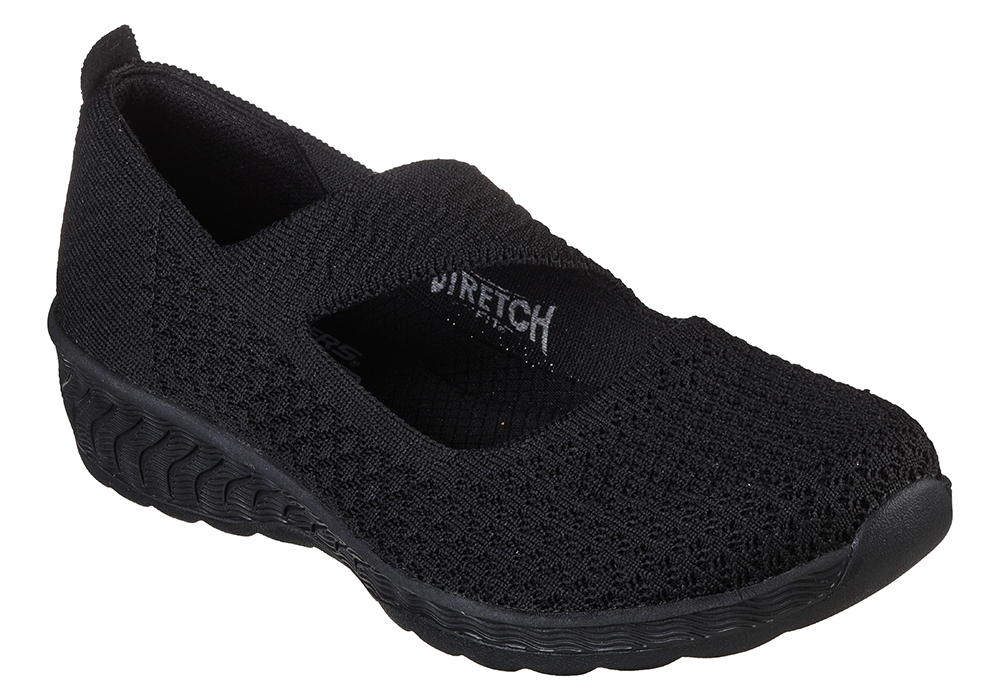 Womens Skechers Fit Up-Lifted Mary Black