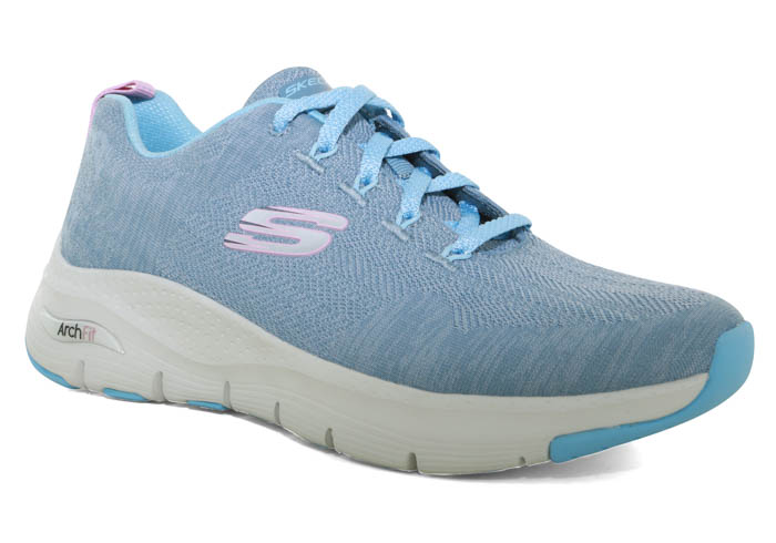 Womens Skechers Sport Arch Fit Comfy Wave Slate