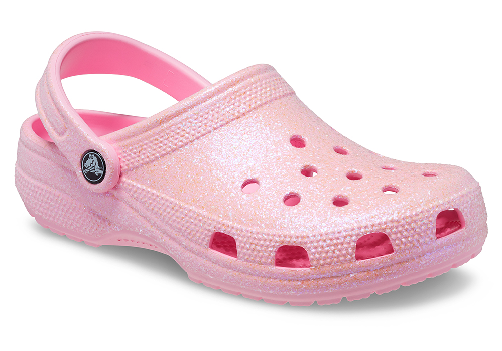 Womens Crocs Classic Glitter Clog