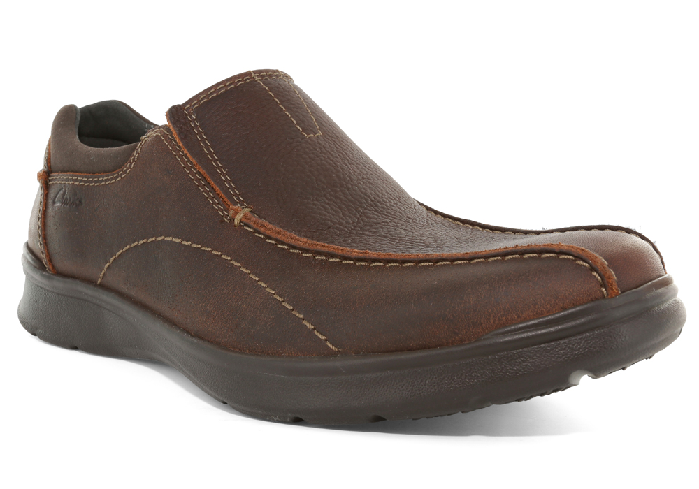 Mens Clarks Cotrell Step Run Off Slip On Brown