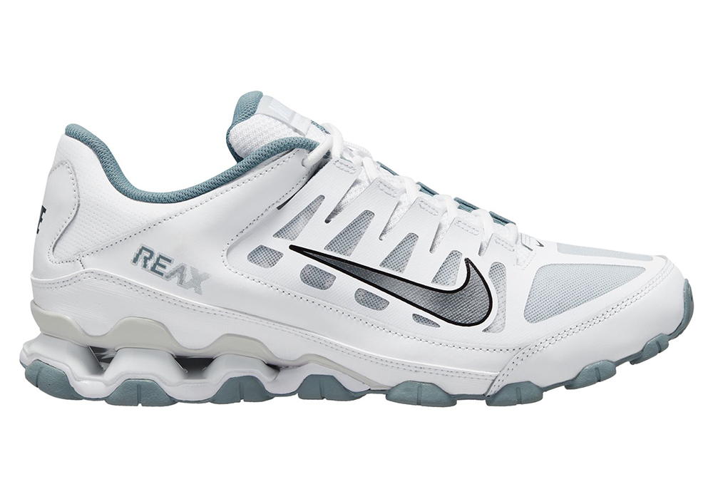 genetically put off Sculptor Mens Nike Reax 8 Trainer White/Gray