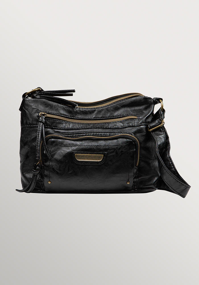 Smokey Mountain Satchel Handbag in Black | Shopko