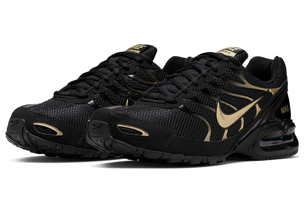 Mens Nike Air Max Torch 4 Runner Black/Gold