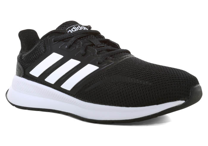 Boys Adidas RunFalcon Runner Black/White
