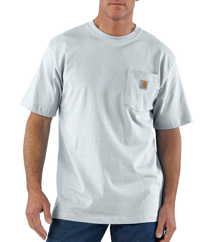 Mens Carhartt K87 Pocket T-Shirt Ash