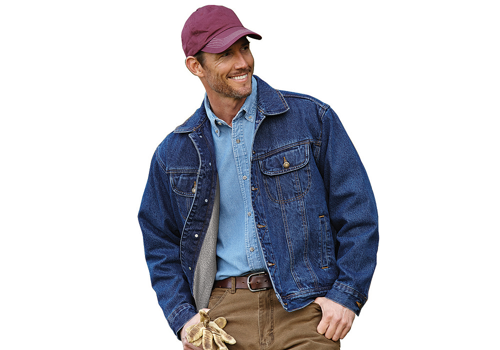 denim jacket with sherpa lining mens