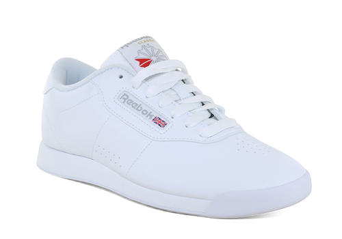 Womens Princess Leather White WIDE