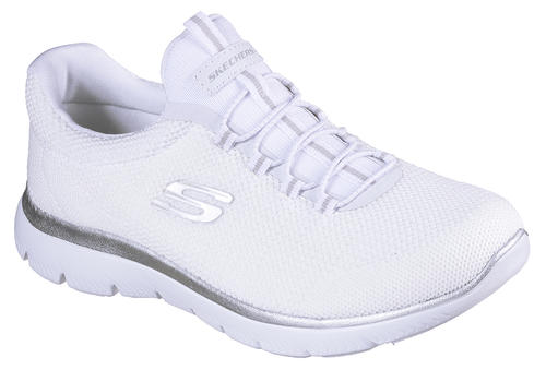 Womens Skechers Summits Cool Classic White/Silver