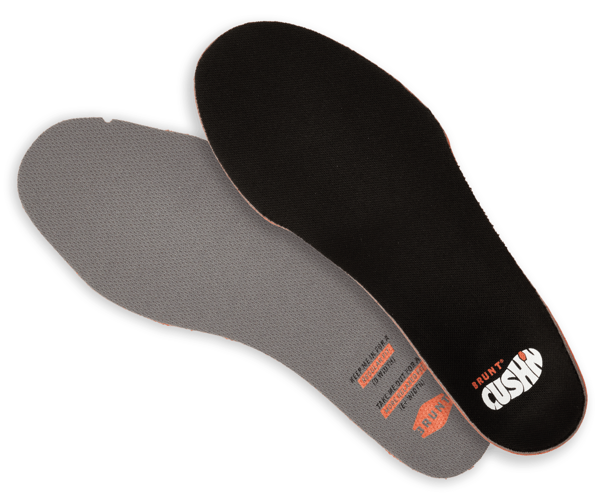 Brunt width insole and cushion insole.