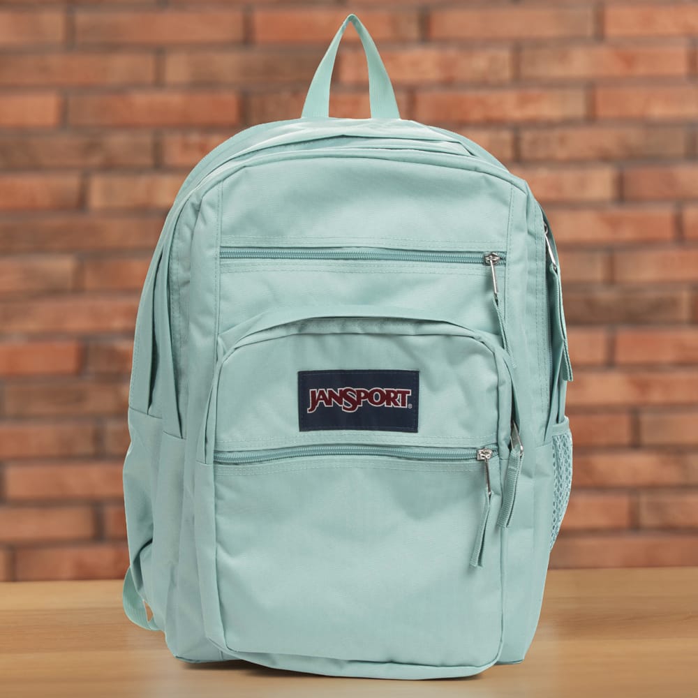 Jansport Big Student 2100ci Backpack light green.