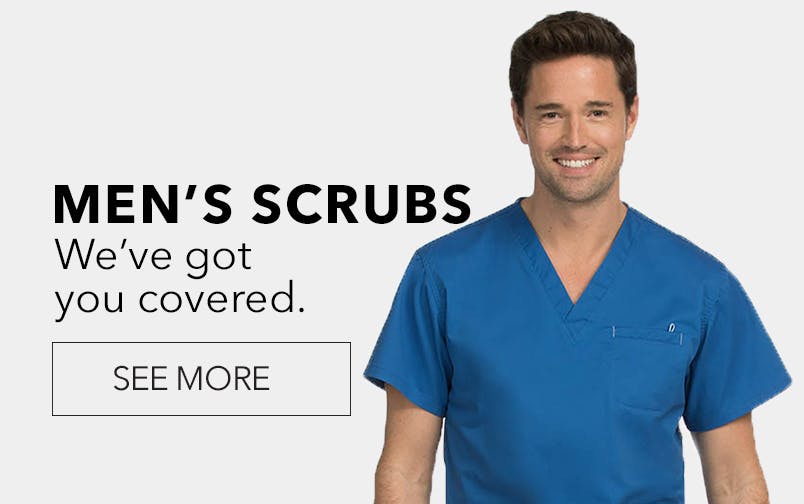Men's Scrubs.  We've Got You Covered.  See More.  Links to Men's Medical Scrubs.