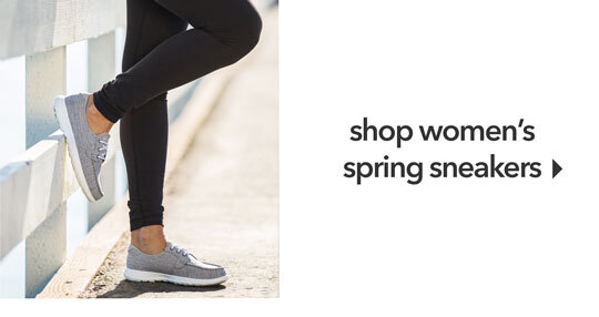 Shop women's spring sneakers.  Featured style: black/gray athletic shoes