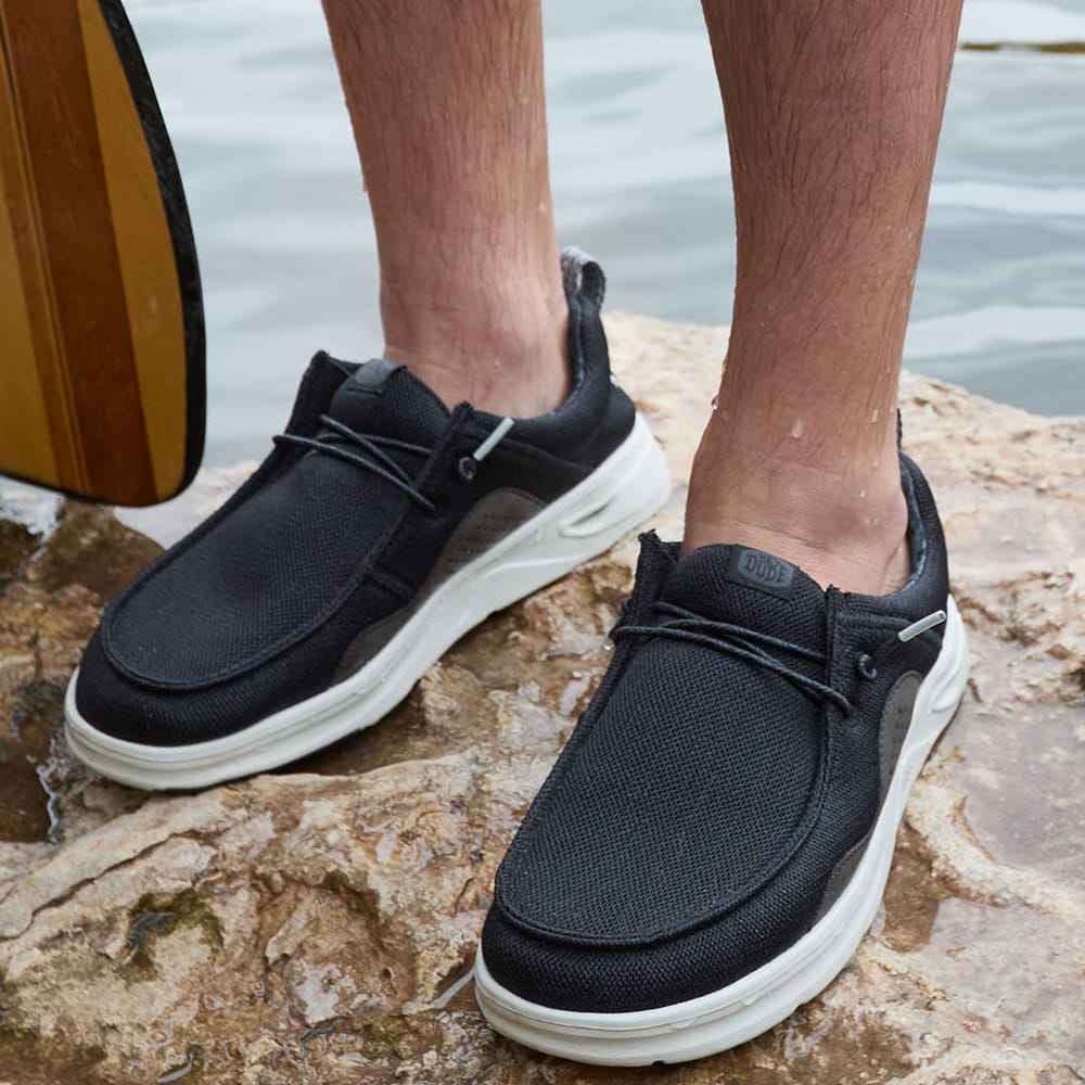 Featured style: Men's Hey Dude Wally Hey2o loafer in blue