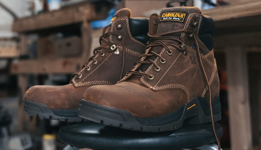 Featured style: Men's Carolina Bruno Lo 6" boot in brown.