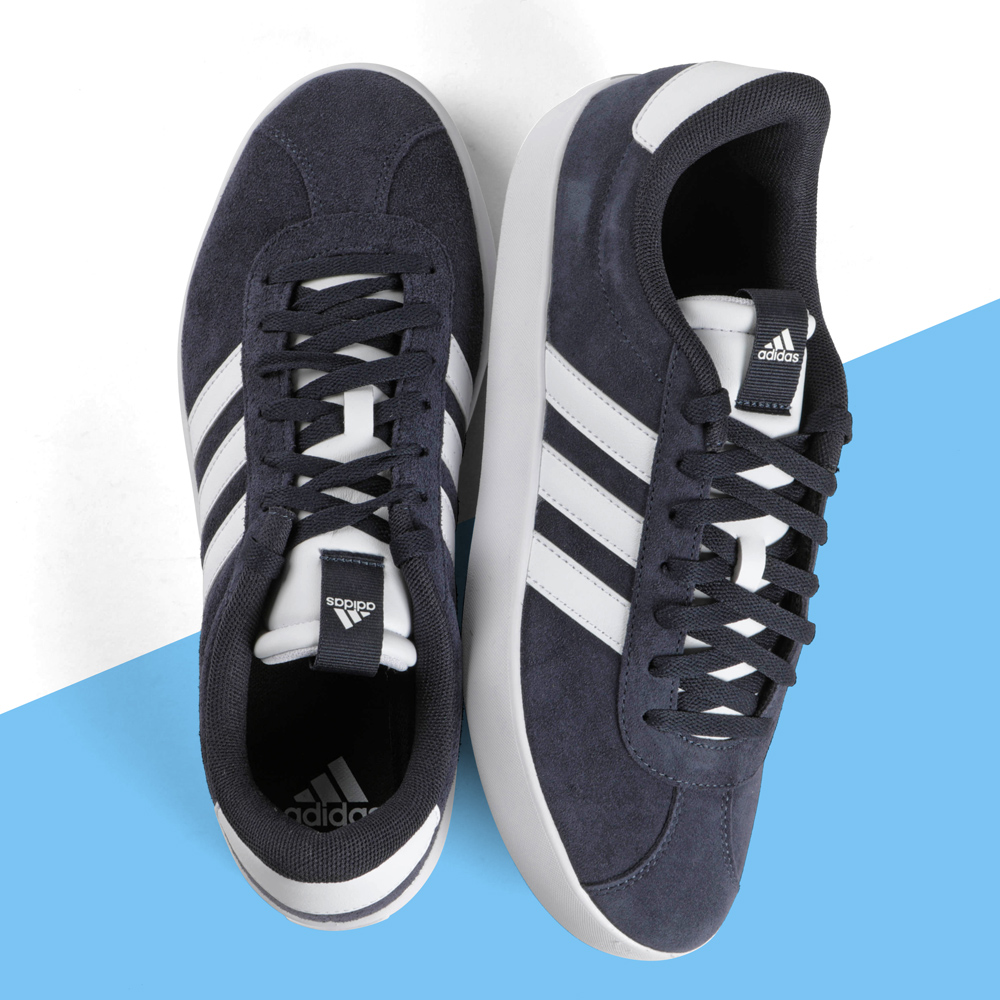 Featured style: Men's Adidas Vl Court 3.0 Court Shoe in navy blue